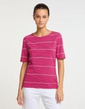 Joy T-Shirt Sadie boysenberry stripes