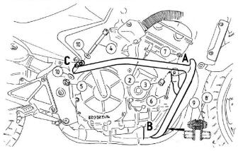 Hepco Becker Motorschutzbügel Honda CBF 600 bis BJ 07