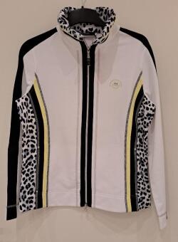 Canyon Sweatjacke Palma weiss-schwarz-lemon